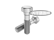 米制六角頭細(xì)桿螺栓 ASME B18.2.3.5M