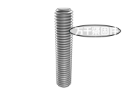 米制全螺紋螺柱 ASME B18.31.1M