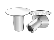 A型米制圓頭半空心鉚釘 BS 4895