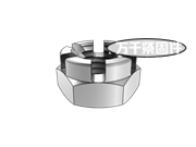 開槽皇冠堡形螺帽 CNS 4470