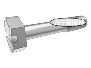 開槽六角頭減徑柄螺栓 CNS 4702