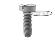 開槽圓柱頭螺釘 ISO 1207