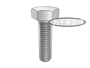 六角頭細(xì)桿螺栓 圖7 JIS B1180
