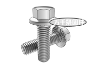 汽車用六角法蘭承面帶齒螺栓（L＞150mm） QC/T 340