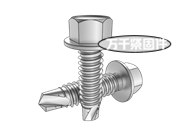 六角凸緣自鉆自攻螺釘 QC 209